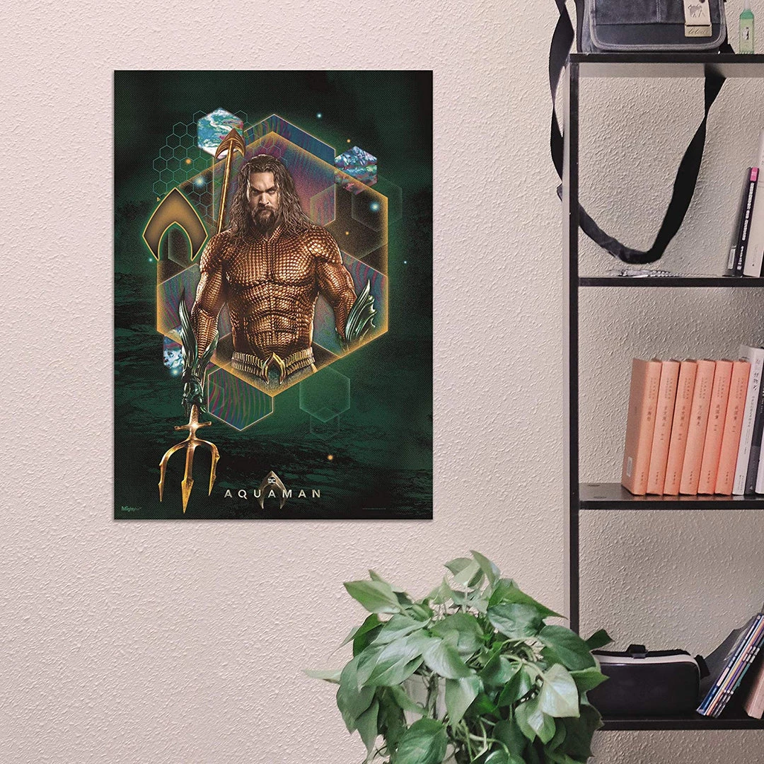 Film Cells LTD Trend Setters DC Comics - Aquaman (Oil Spill) 17" X 24" MightyPrint Wall Art 2 Film Cells LTD Trend Setters DC Comics - Aquaman (Oil Spill) 17" X 24" MightyPrint Wall Art