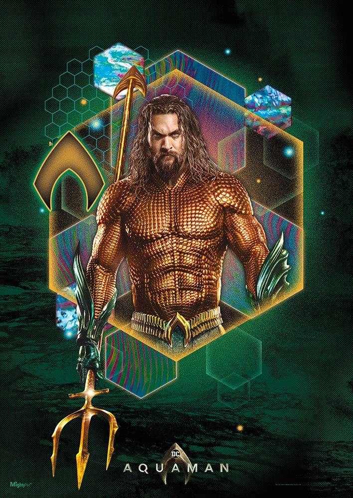 Film Cells LTD Trend Setters DC Comics - Aquaman (Oil Spill) 17" X 24" MightyPrint Wall Art 1 Film Cells LTD Trend Setters DC Comics - Aquaman (Oil Spill) 17" X 24" MightyPrint Wall Art