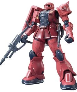 Bandai Japan Bandai Hobby Gundam The Origin - #013 MS-05S Zaku I (Char Aznable's Mobile Suit) 1/144 HG Model Kit