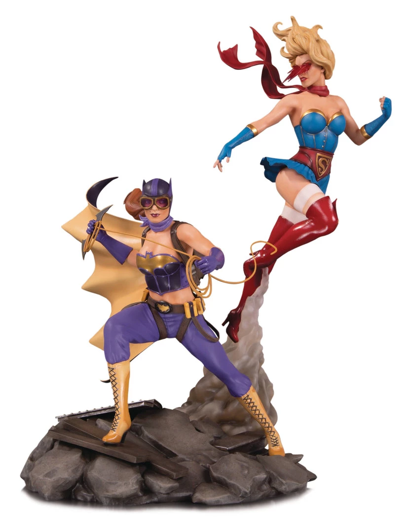 DC Collectibles Bombshells Batgirl & Supergirl Celebration Statue DC Comics 1 DC Collectibles Bombshells Batgirl & Supergirl Celebration Statue DC Comics