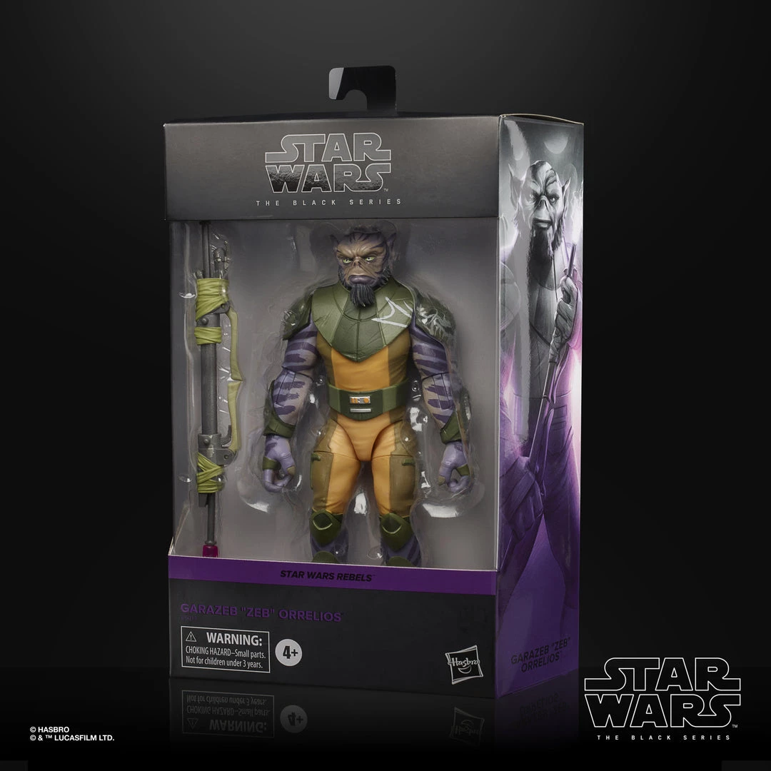 Hasbro Star Wars Black Series 6" Deluxe Zeb Orrelios (Rebels) 2 Hasbro Star Wars Black Series 6" Deluxe Zeb Orrelios (Rebels)