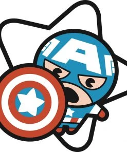 PopFun Marvel Kawaii Pin Collection - Captain America