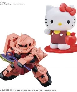 Bandai Japan Bandai Spirits Hello Kitty X MS-06S Char's Zaku II Gundam SD-EX Standard Model Kit