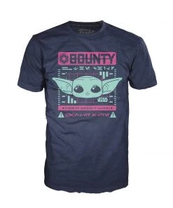 Funko Star Wars: The Mandalorian - The Child Bounty Navy T-Shirt (Size XL)