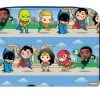 Loungefly DC Comics - Chibi Superheroes Zip Around Wallet