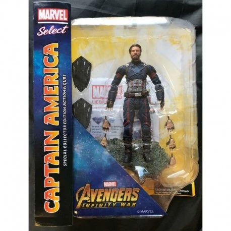 Diamond Select Toys Marvel: Avengers Infinity War - Captain America Action Figure 2 Diamond Select Toys Marvel: Avengers Infinity War - Captain America Action Figure