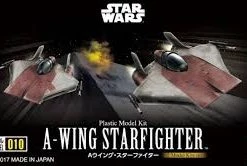 Bandai Japan Bandai Hobby Star Wars A-Wing Starfighter 1/144 Miniature Model Kit Gundam