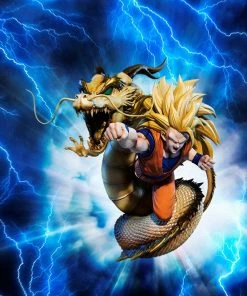 Bandai Japan Bandai Tamashii Nations Dragon Ball - Super Saiyan 3 Goku Dragon Fist FiguartsZERO Extra Battle Dragon Ball Z