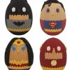 Bensussen Dutch & Associates Handmade By Robots Knit Series: DC Comics Justice League - 4-Pack Mini Egg Set