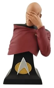 Icon Heroes Star Trek: The Next Generation - Captain Jean-Luc Picard Facepalm Limited Edition Mini Bust (2020 SDCC Exclusive) 1 Icon Heroes Star Trek: The Next Generation - Captain Jean-Luc Picard Facepalm Limited Edition Mini Bust (2020 SDCC Exclusive)