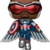 Funko Pop! Marvel: The Falcon And The Winter Soldier - Captain America (Metallic Exclusive)