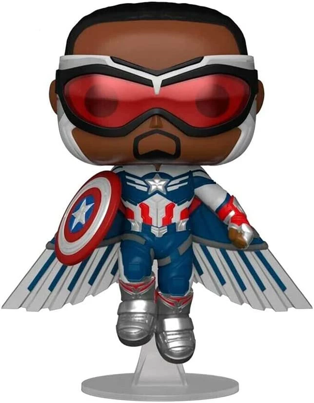 Funko Pop! Marvel: The Falcon And The Winter Soldier - Captain America (Metallic Exclusive) 1 Funko Pop! Marvel: The Falcon And The Winter Soldier - Captain America (Metallic Exclusive)