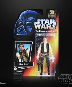 Hasbro Star Wars 50th Anniversary Black Series 6" Han Solo (Power Of The Force Ver.)