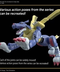 Bandai Japan Gundam Bandai Spirits Digimon - Metal Garurumon Figure-Rise Standard Model Kit