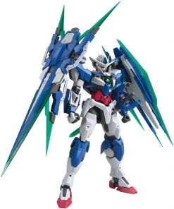 Bandai Japan Bandai Hobby Gundam 00 - GNT-0000/FS 00 Qan(t) Full Saber 1/100 MG Model Kit