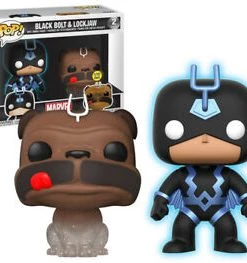 Funko Pop! Marvel: Inhumans - Teleporting Lockjaw & Black Bolt 2-Pack (SDCC Exclusive)