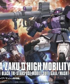 Bandai Japan Bandai Hobby Gundam The Origin - #003 MS-06R-1A Zaku II Gaia/Mash Custom 1/144 HG Model Kit