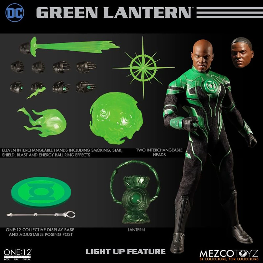Mezco One:12 Collective DC Comics - Green Lantern John Stewart 2 Mezco One:12 Collective DC Comics - Green Lantern John Stewart