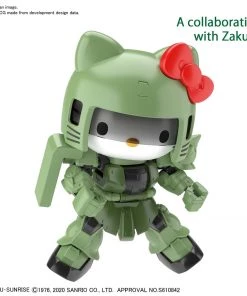Bandai Japan Bandai Spirits Hello Kitty X Zaku II Gundam SD-EX Standard Model Kit