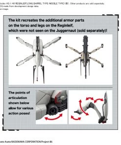 Bandai Japan Bandai Hobby Eighty-Six - Reginleif (Long Barrel & Missle Type) 1/48 Model Kit Gundam