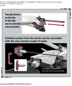 Bandai Japan Bandai Hobby Eighty-Six - Reginleif (Long Barrel & Missle Type) 1/48 Model Kit Gundam