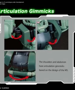 Bandai Japan Bandai Hobby #241 MS-06 Zaku II 1/144 HG Model Kit