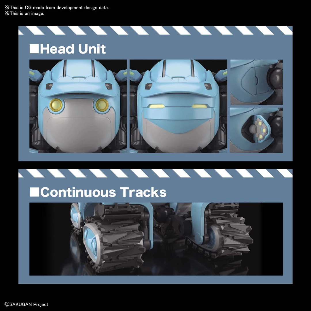 Bandai Japan Bandai Spirits Sakugan - Big Tony 1/72 HG Model Kit 7 Bandai Japan Bandai Spirits Sakugan - Big Tony 1/72 HG Model Kit