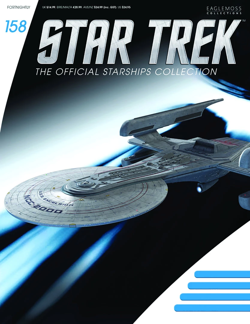 Eaglemoss Star Trek Starships Vehicle & Collector's Magazine No. 158 - U.S.S. Excelsior Nilo Rodis Concept II 2 Eaglemoss Star Trek Starships Vehicle & Collector's Magazine No. 158 - U.S.S. Excelsior Nilo Rodis Concept II