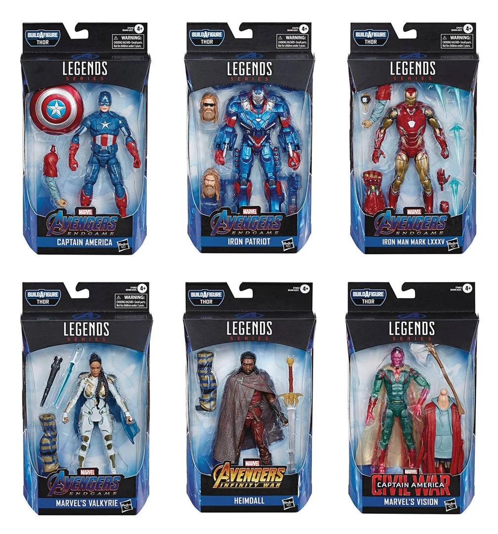 Hasbro Marvel Legends Avengers: Endgame "Lebowski" Thor Build-A-Figure Collection (Set Of 6) 1 Hasbro Marvel Legends Avengers: Endgame "Lebowski" Thor Build-A-Figure Collection (Set Of 6)