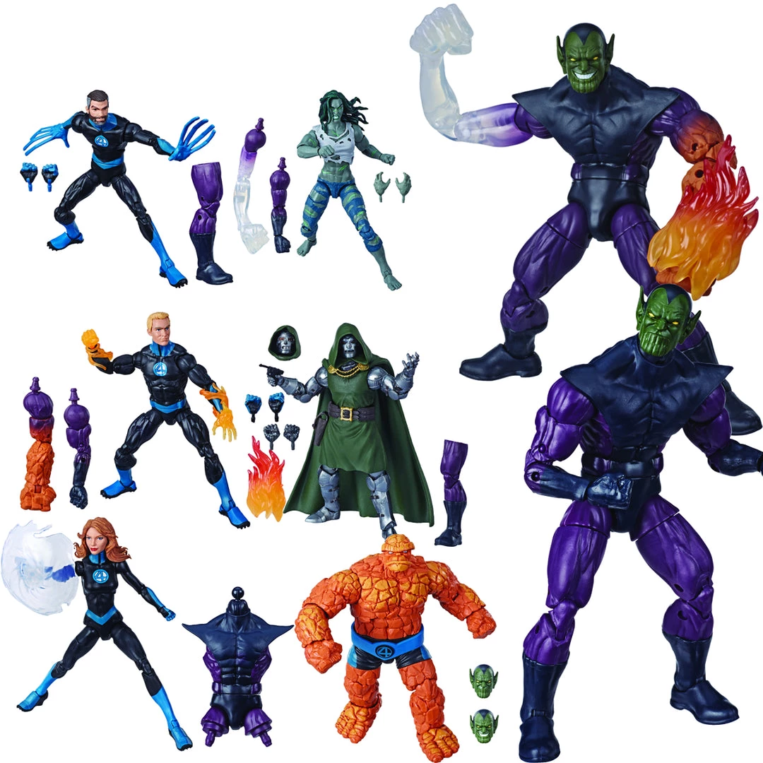 Hasbro Marvel Legends Fantastic Four: Super Skrull Build-A-Figure Collection (Set Of 6) 2 Hasbro Marvel Legends Fantastic Four: Super Skrull Build-A-Figure Collection (Set Of 6)
