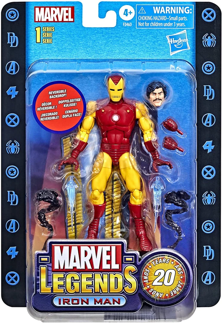 Hasbro Marvel Legends 20th Anniversary Series 6" Action Figure - Iron Man 1 Hasbro Marvel Legends 20th Anniversary Series 6" Action Figure - Iron Man