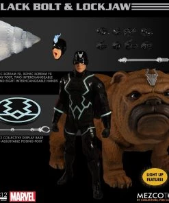 Mezco One:12 Collective Marvel - Black Bolt & Lockjaw 2-Pack