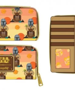 Loungefly Star Wars - Mandalorian Bantha Ride Zip Around Wallet