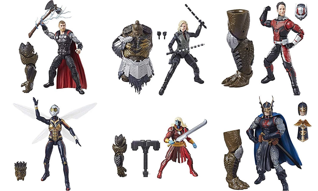 Hasbro Marvel Legends Avengers Cull Obsidian Build-A-Figure Collection (Set Of 6) 2 Hasbro Marvel Legends Avengers Cull Obsidian Build-A-Figure Collection (Set Of 6)