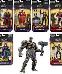 Hasbro Marvel Legends Avengers Cull Obsidian Build-A-Figure Collection (Set Of 6)