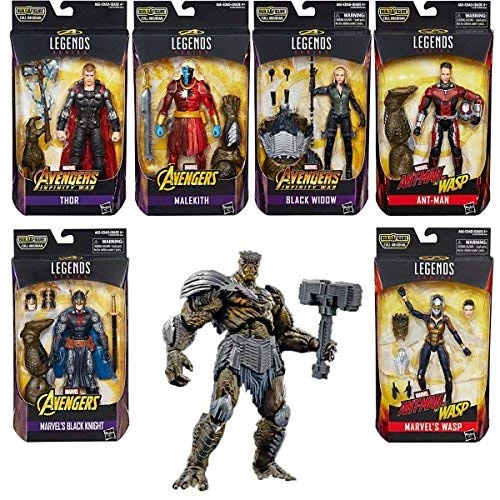 Hasbro Marvel Legends Avengers Cull Obsidian Build-A-Figure Collection (Set Of 6) 1 Hasbro Marvel Legends Avengers Cull Obsidian Build-A-Figure Collection (Set Of 6)