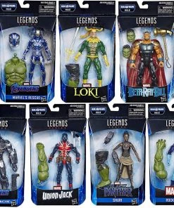 Hasbro Marvel Legends Avengers Hulk Build-A-Figure Collection (Set Of 7)