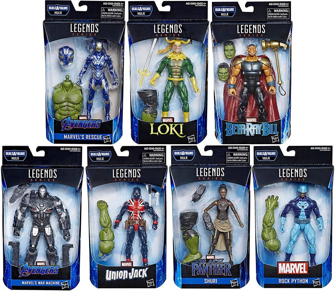 Hasbro Marvel Legends Avengers Hulk Build-A-Figure Collection (Set Of 7) 1 Hasbro Marvel Legends Avengers Hulk Build-A-Figure Collection (Set Of 7)