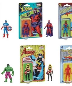 Hasbro Marvel Legends Retro Collection Series 1 Action Figures (Set Of 6)