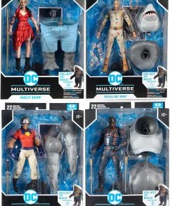 McFarlane Toys DC Comics: The Suicide Squad King Shark Build-A-Figure Collection (Set Of 4)