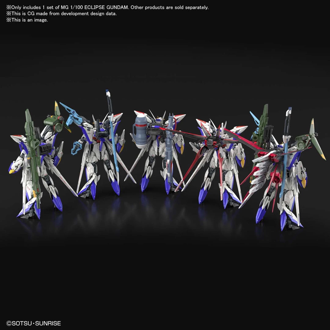 Bandai Japan Bandai Spirits Gundam Seed Eclipse - Gundam Eclipse 1/100 MG Model Kit 8 Bandai Japan Bandai Spirits Gundam Seed Eclipse - Gundam Eclipse 1/100 MG Model Kit