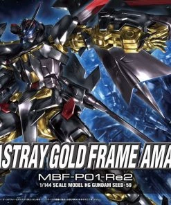 Bandai Japan Bandai Hobby Gundam SEED Astray - #59 Gundam Astray Gold Frame Amatsu Mina 1/144 HG Model Kit
