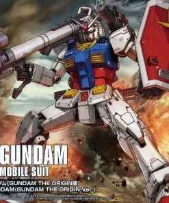 Bandai Japan Bandai Spirits Gundam The Origin - #26 RX-78-02 Gundam E.F.F. Prototype Mobile Suit 1/144 HG Model Kit