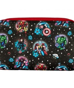 Loungefly Marvel - Avengers Tattoo Zip-Around Wallet
