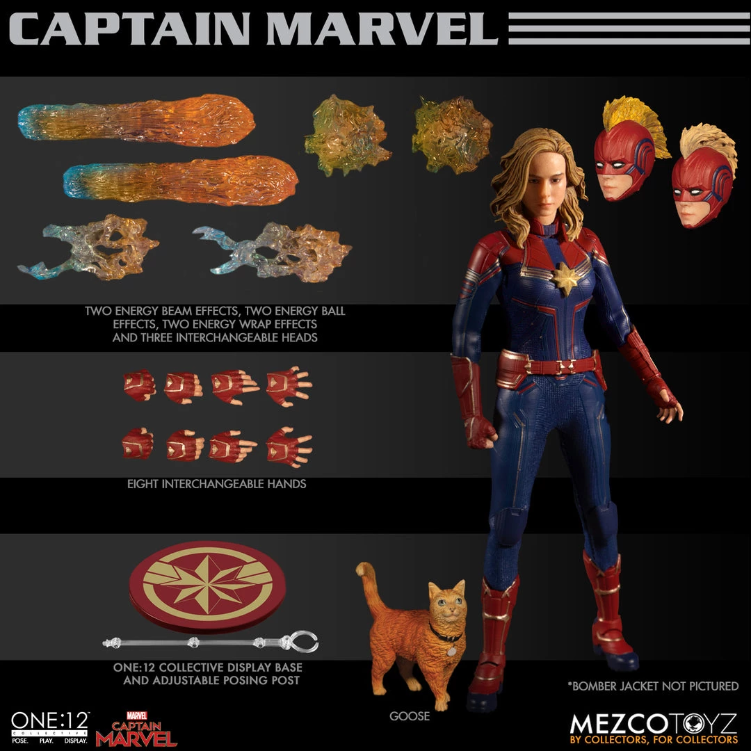 Mezco One:12 Collective Marvel - Captain Marvel (Movie Ver.) 2 Mezco One:12 Collective Marvel - Captain Marvel (Movie Ver.)