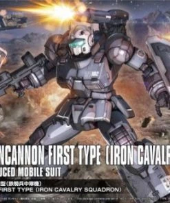 Bandai Japan Bandai Hobby Gundam The Origin - #011 RCX-76-02 Guncannon First Type (Iron Calvary Squadron) 1/144 HG Model Kit