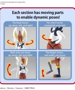 Bandai Japan Bandai Spirits Pokemon - Cinderace Model Kit Gundam 10 Bandai Japan Bandai Spirits Pokemon - Cinderace Model Kit Gundam