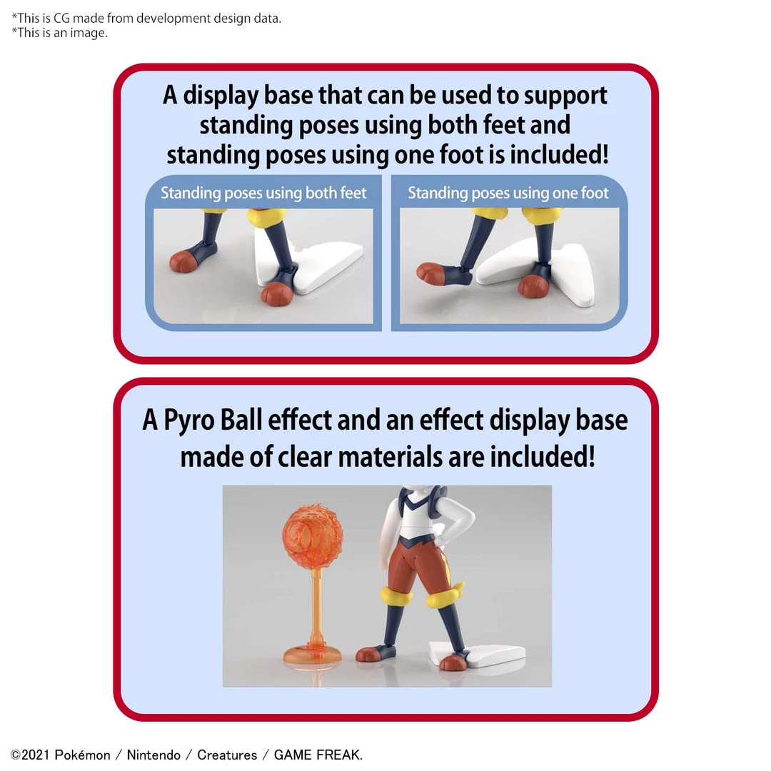 Bandai Japan Bandai Spirits Pokemon - Cinderace Model Kit Gundam 6 Bandai Japan Bandai Spirits Pokemon - Cinderace Model Kit Gundam