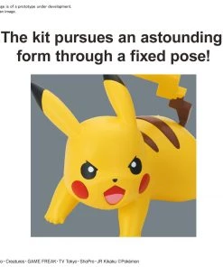 Bandai Japan Gundam Bandai Spirits Pokemon - PIKACHU (Battle Pose) Model Kit Quick!!