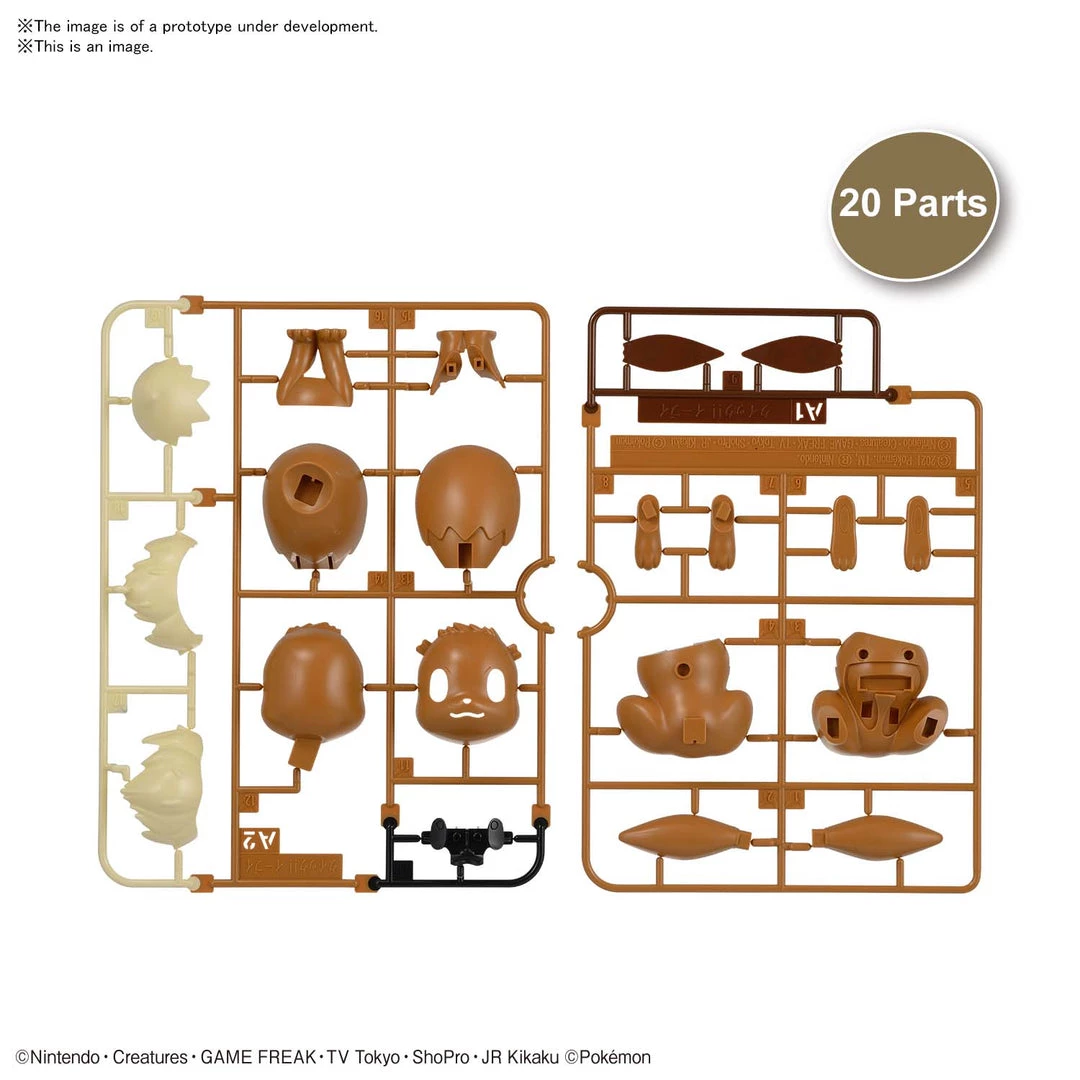 Bandai Japan Bandai Spirits Pokemon - Evee (Battle Pose) Model Kit Quick!! Gundam 4 Bandai Japan Bandai Spirits Pokemon - Evee (Battle Pose) Model Kit Quick!! Gundam